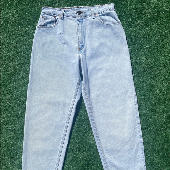 VTG 90’s Levis 532 Distressed Denim Jeans Women’s Size 30 Inch Waist USA Made - Picture 1 of 9
